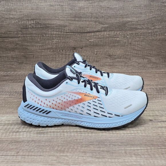 Brooks Shoes - Brooks Adrenaline GTS 21 Women's Size 8 B White Blue Running Shoes (1203291B193)